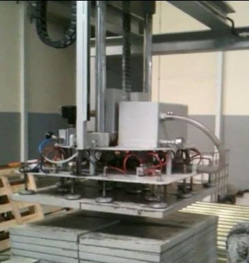 Paletizado de placas de hormigón